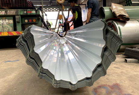 Tôn cách nhiệt PU 9 sóng Đông Á