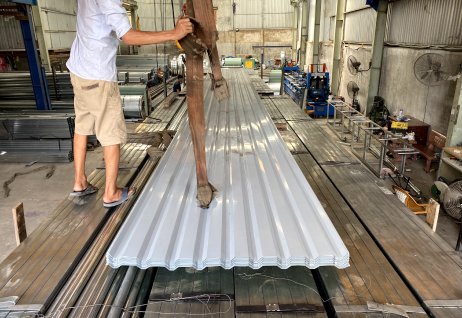 Tôn cách nhiệt PU 9 sóng Đông Á