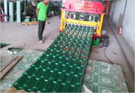 Tôn lạnh màu Hoa Sen